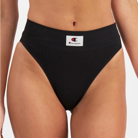 CHAMPION SEAMLESS HIGH RISE BIKINI & TOP - GRAY SIZE SMALL (NEW WITH TAGS) - Picture 11 of 12